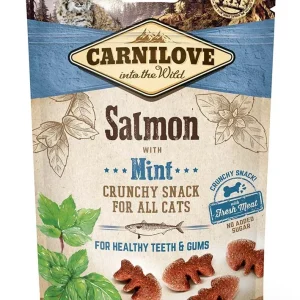 CARNILOVE Crunchy Snack, losos s mentom, sa svježim mesom, 50g
