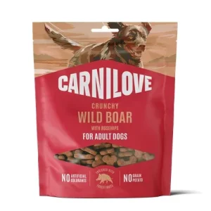 CARNILOVE Crunchy, veprovina sa šipkom, poslastica za pse 200g