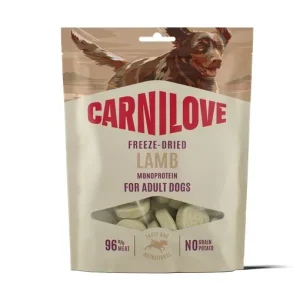 CARNILOVE Freeze dried, janjetina, poslastica za pse 60g