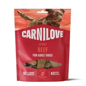 CARNILOVE Jerky, govedina, poslastica za pse 100g