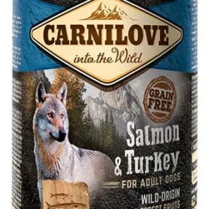 CARNILOVE Losos i puretina, komadi pravog mesa u pašteti, 400g