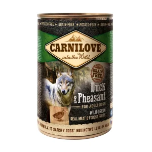 CARNILOVE Pačetina i fazan, komadi pravog mesa u pašteti, 400g