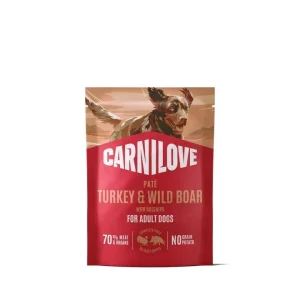 CARNILOVE Pašteta za pse, puretina i veprovina sa šipkom, 300g
