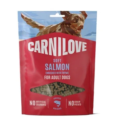 CARNILOVE Soft, losos s timijanom, poslastica za pse 200g