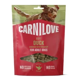 CARNILOVE Soft, pačetina s ružmarinom, poslastica za pse 200g