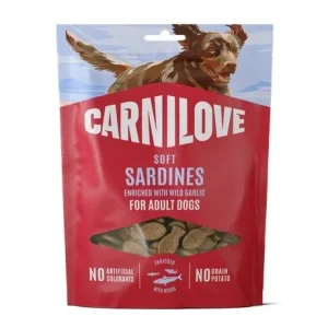 CARNILOVE Soft, sardina s divljim češnjakom, poslastica za pse 200g