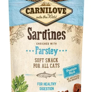 CARNILOVE Soft Snack, srdela s peršinom, polumeka poslastica, 50g