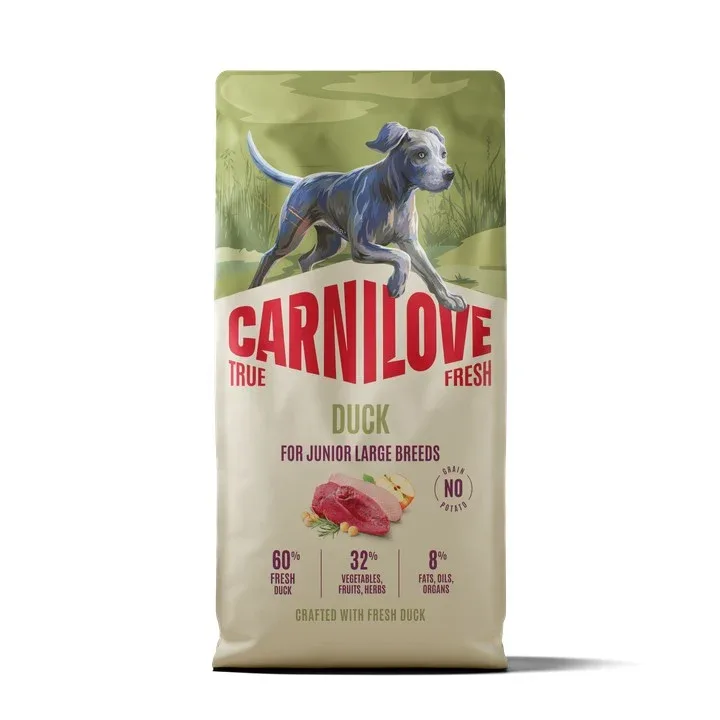CARNILOVE True Fresh, JUNIOR, Large, Pačetina, za velike pasmine, 12kg