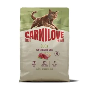 CARNILOVE TrueFresh, pačetina, za sterilizirane mačke, 2kg