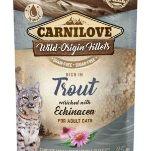 CARNILOVE Wild Origin Fillets, bogato pastrvom, s ehinaceom, bez žitarica 85g