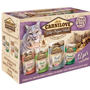 CARNILOVE Wild Origin Fillets, Multipack, 12x85g