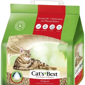 CAT'S BEST Original, grudajući biljni pijesak za mačke, bezmirisni