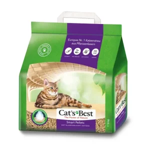 CAT'S BEST Smart Pellets, grudajući biljni pijesak za mačke, bezmirisni, 10l