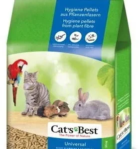 CAT'S BEST Universal, upijajući biljni pijesak za ljubimce, bezmirisni