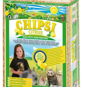 CHIPSI Citrus, stelja za glodavce, piljevina s mirisom limuna