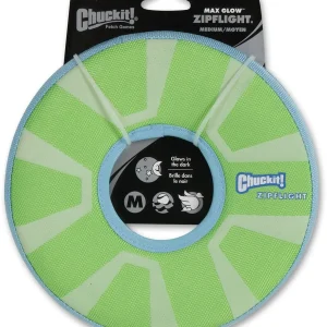 CHUCKIT! Max Glow Zipflight M, svjetleći, 24cm