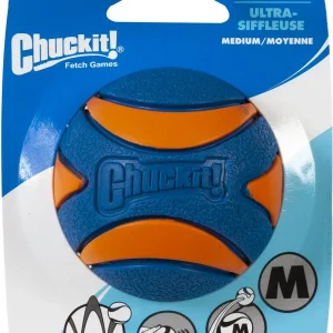 CHUCKIT! Ultra Squeaker lopta, zvučna