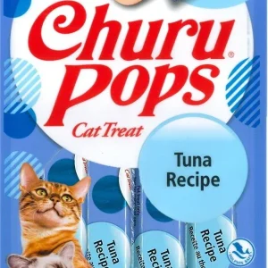 CHURU Pops, sočni žele, tunjevina, 4x 15g