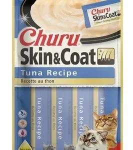 CHURU Puree Skin&Coat, krema, tunjevina, 4x14g