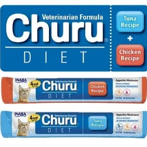CHURU VET Diet krema, mix okusa: tunjevina ili piletina, 14g