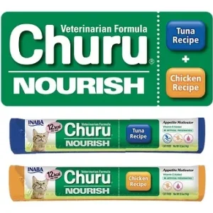 CHURU VET Nourish krema, mix okusa: tunjevina ili piletina, 14g