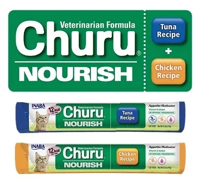 CHURU VET Nourish krema, mix okusa: tunjevina ili piletina, 14g