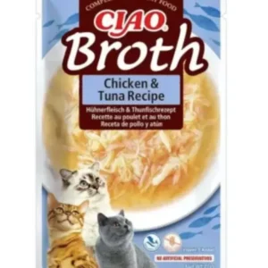 CIAO Broth, Juha s piletinom i tunjevinom, 40g