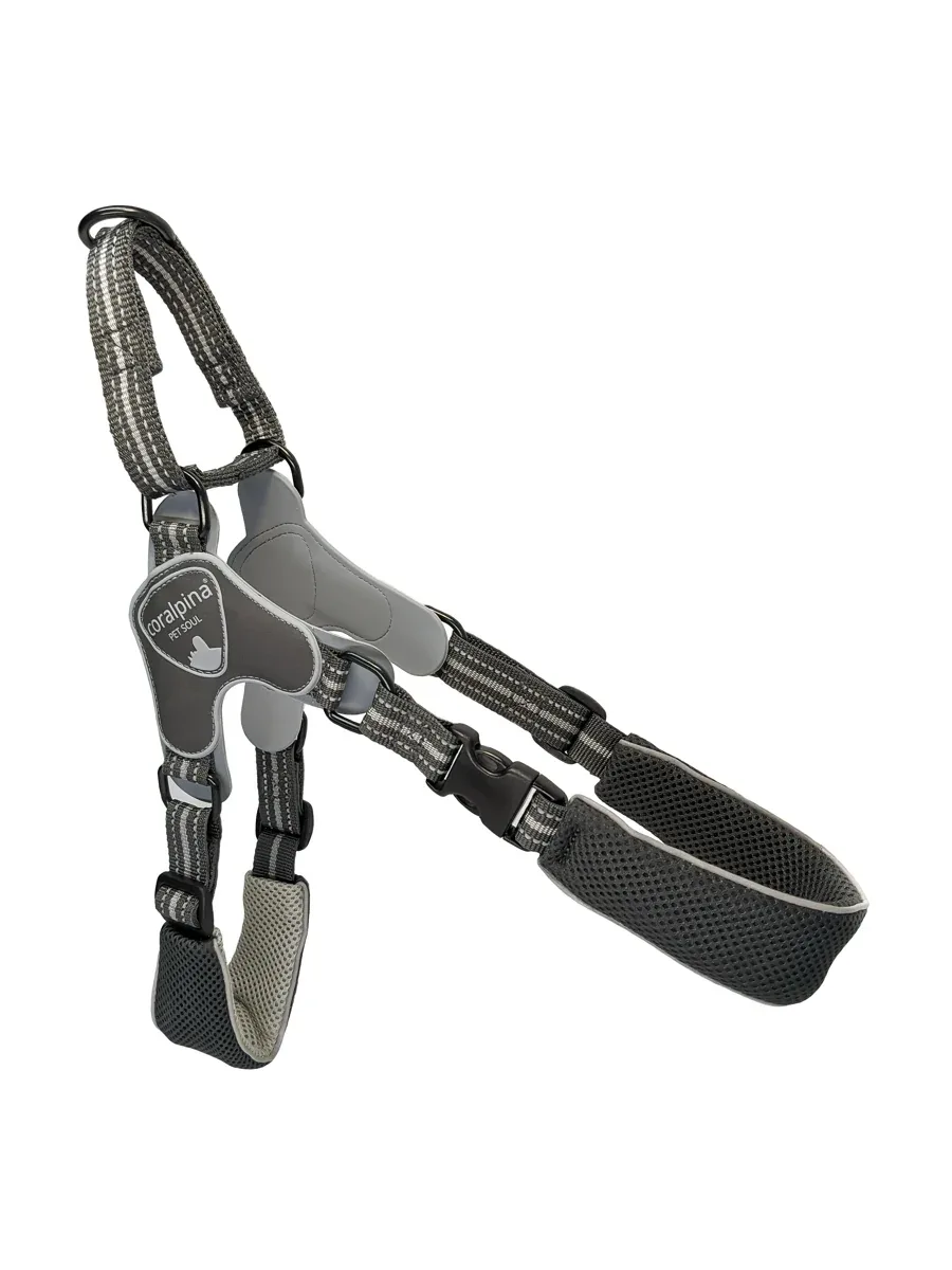 CORALPINA Ham Fiames 8, 60-72 cm/10-18 kg, crna