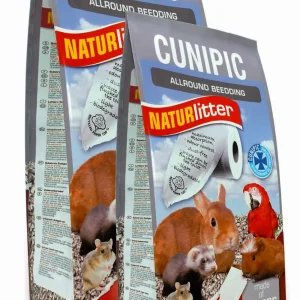 CUNIPIC Naturlitter, stelja za sve životinje, papirnati peleti, 4L
