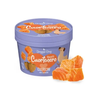 Cuortenero mini srca s lososom 150g | Poslastice | Petline