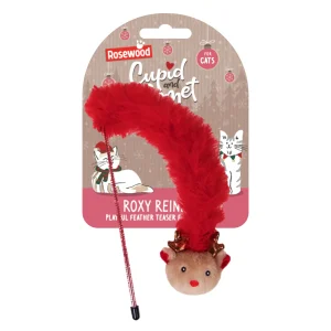 CUPID&COMET Igračka za mačke Roxy Reindeer Teaser, mahalica