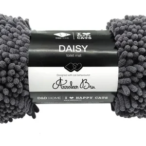 D&D HC Otirač Daisy, za mačji WC Dean, mat crna, 50x34x2,5cm