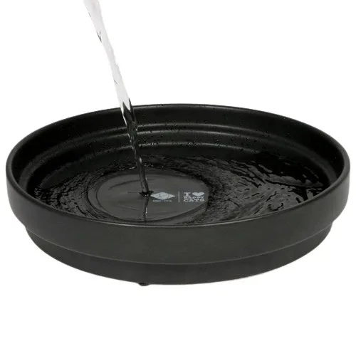 D&D HC Zdjelica za vodu Ace, za mačke, keramička, protuklizna, crna, 850ml - Image 2