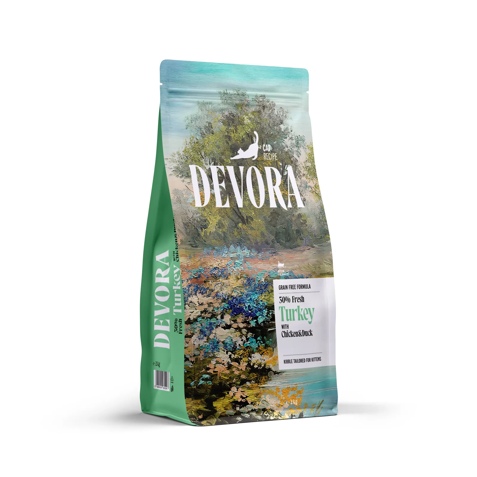 DEVORA KITTEN Svježa puretina s piletinom i pačetinom, bez žitarica - Image 2