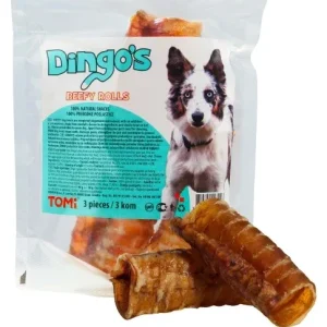 DINGO's Beffy Rolls, goveđi grkljani 90g, 3kom