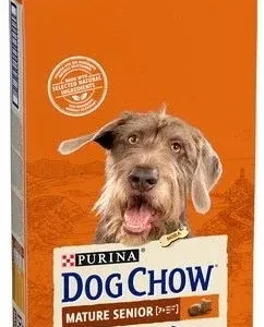 DOG CHOW MATURE SENIOR 9+ s piletinom, 14kg