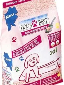 DOG'S BEST, grudajući biljni pijesak za pse, bezmirisni, 10l