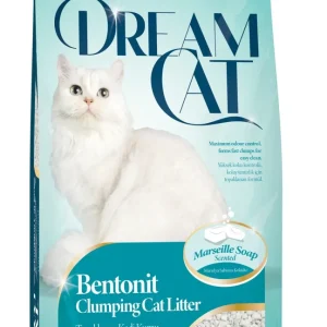 DREAM CAT Marseille Soap, grudajući mineralni pijesak za mačke, mirisni, 5l