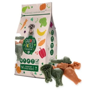 DUVO+ Garden Bites Senior soft veggie friends M, poslastice za pse, 8,5cm, 210g