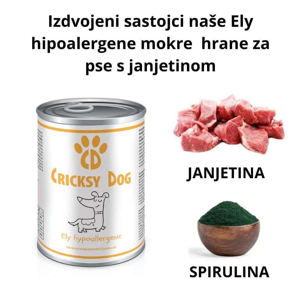 Ely Hipoalergena mokra hrana za pse s janjetinom - Image 2