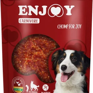 ENJOY Carnivore Chompin' Bones, janjetina s rižom, žvakalica za pse