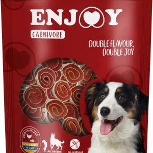 ENJOY Carnivore Fusion Rolls, piletina i bakalar, poslastica za pse