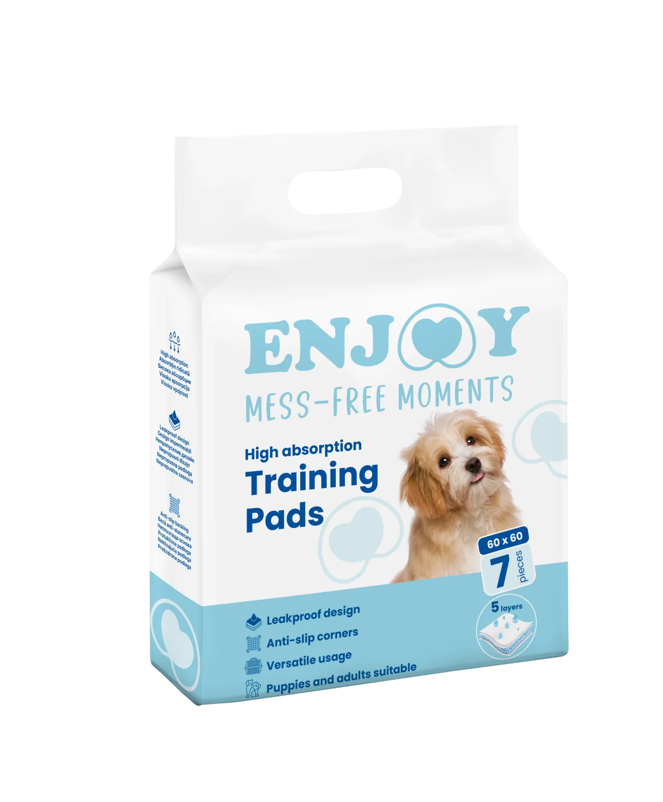 ENJOY Puppy Pads, upijajuće higijenske prostirke, 7kom