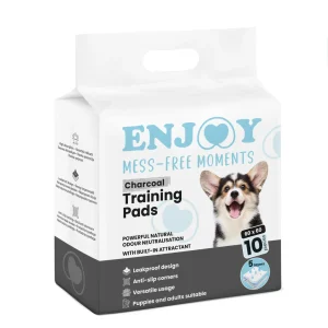 ENJOY Puppy Pads, upijajuće higijenske prostirke s aktivnim ugljenom, 10kom