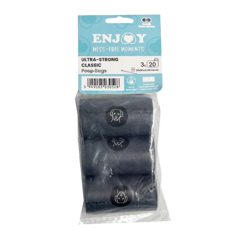 ENJOY Vrećice za izmet Ultra Strong Classic, 3 role x 20 vrećica
