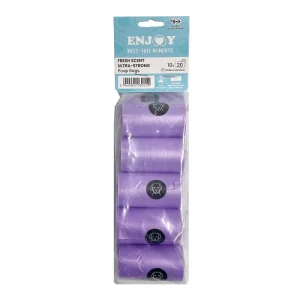 ENJOY Vrećice za izmet Ultra Strong Fresh, mirisne, 10 rola x 20 vrećica
