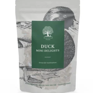 ESSENTIAL DUCK MINI DELIGHTS, bez žitarica, poslastica, pačetina, 100 g