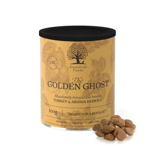 ESSENTIAL Golden Ghost, puretina s aronijom, poslastica za mačke, 100g