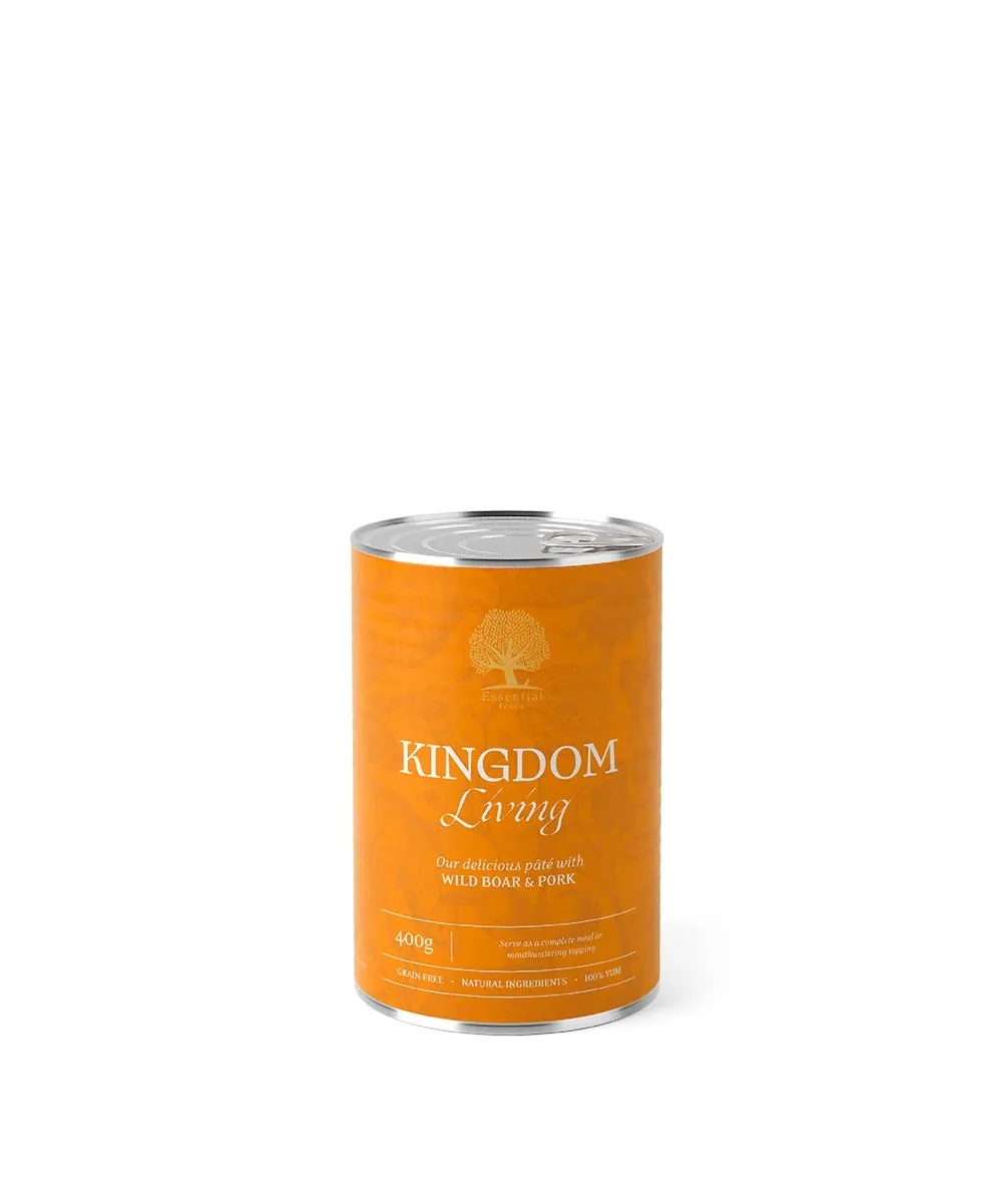 ESSENTIAL KINGDOM LIVING PATÉ, bez žitarica, veprovina i svinjetina, 400 g