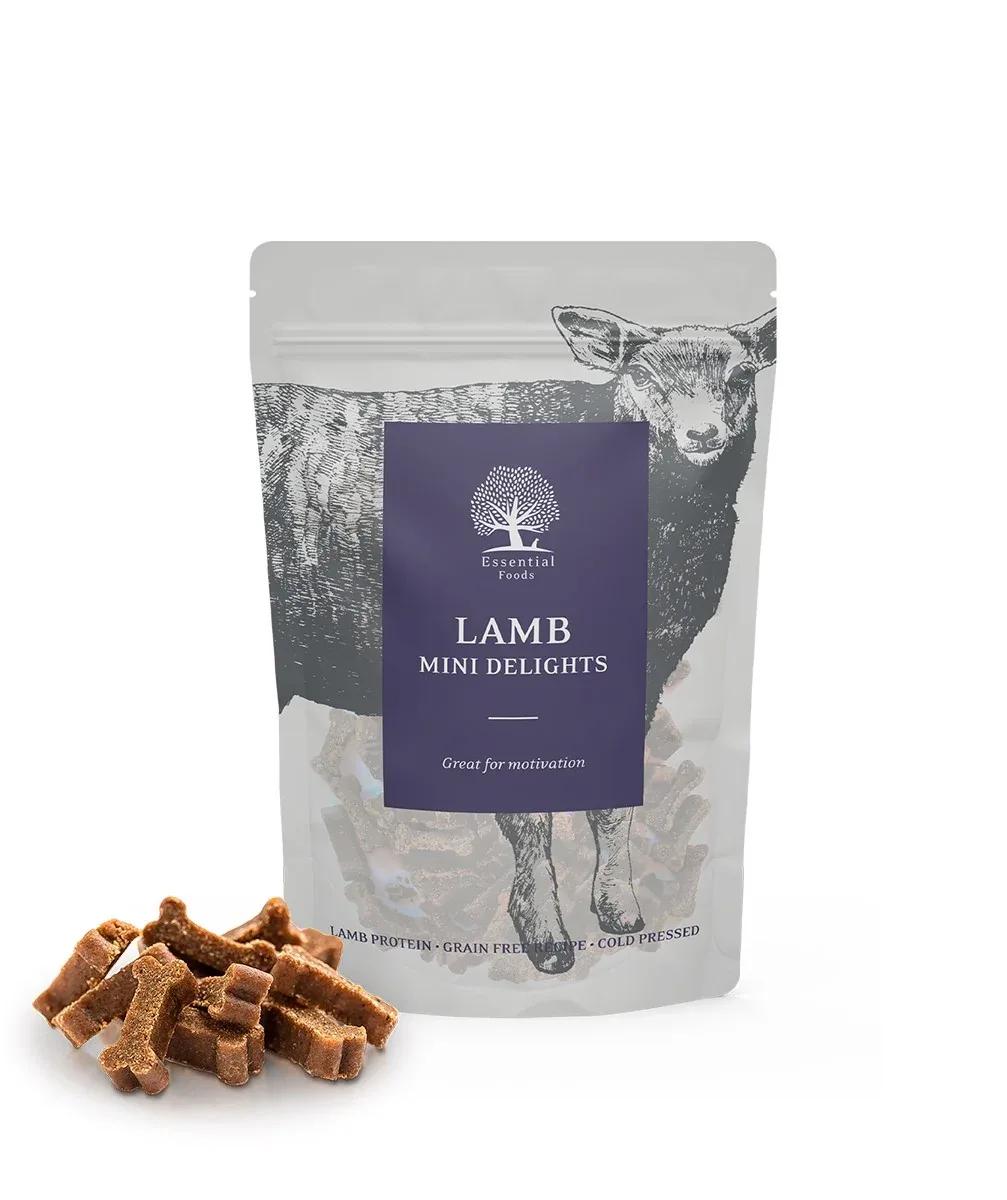 ESSENTIAL LAMB MINI DELIGHTS, bez žitarica, poslastica, janjetina, 100 g